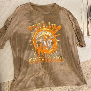 Oversized Sublime graphic tee